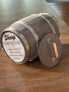 Customer photo review of Brass Strip: 0.032" Thick x 1/4" Wide x 36" Long (5 Pieces)