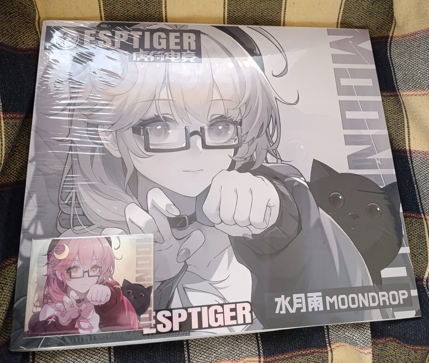 Customer photo review of ESPTiger Neon V2 - Moondrop Edition Poron Mousepad