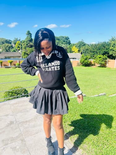 Customer photo review of Orlando Pirates Knitted LS Jersey-Black