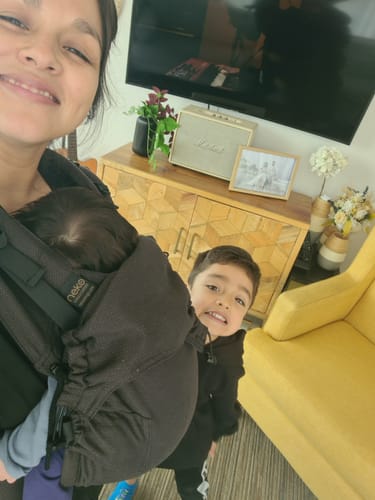 Customer photo review of Mochila Ergonómica Neko Slings tamaño Baby