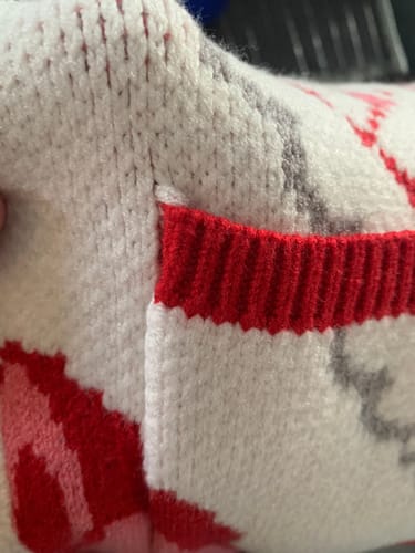 Customer photo review of Cropped Valentine Cardigan