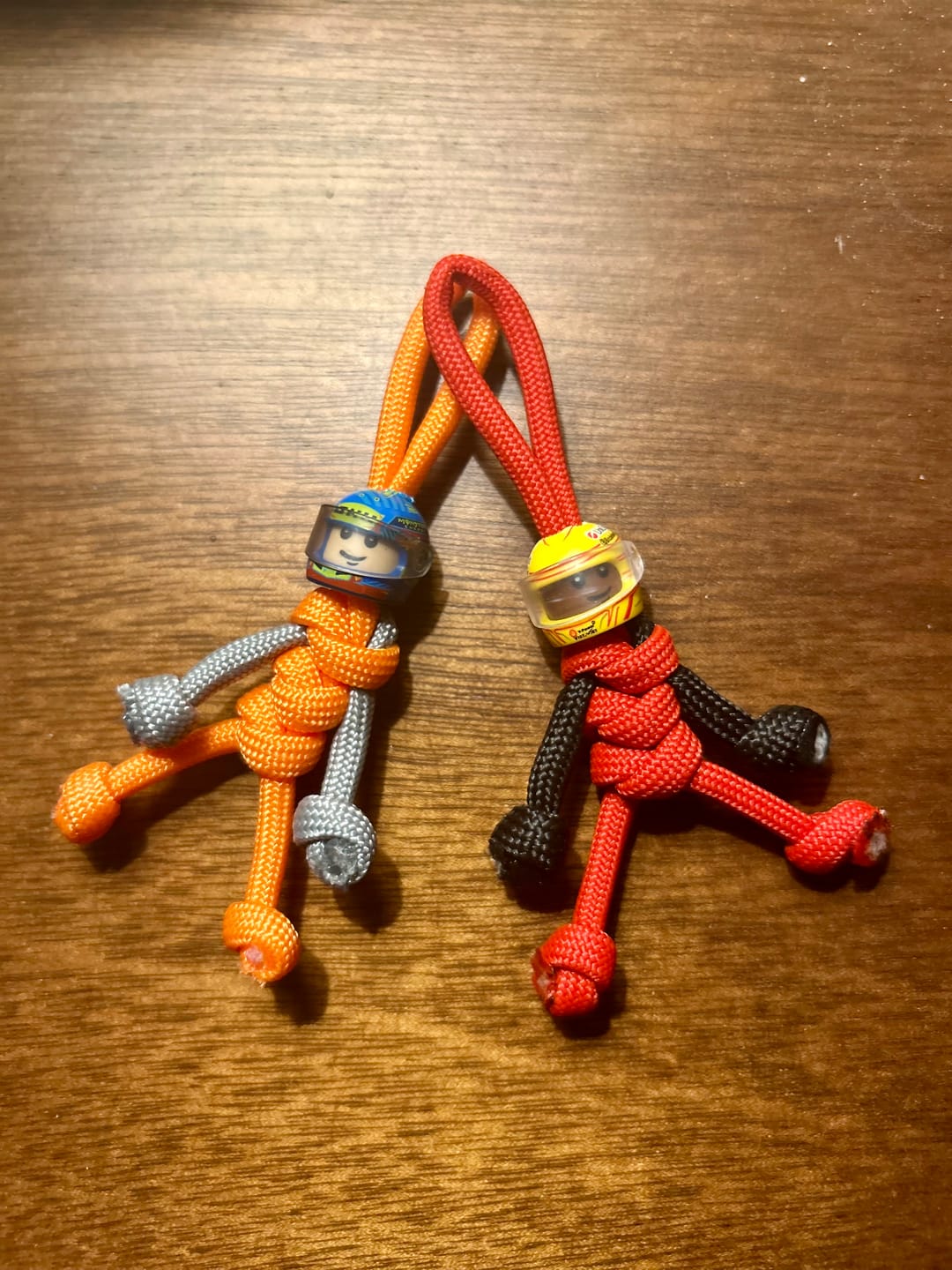 Customer photo review of Limited Edition Oscar Piastri Racing Paracord Buddy Keychain