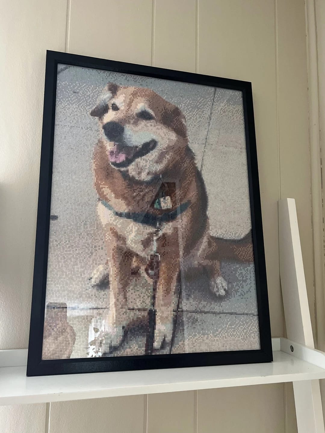 Customer photo review of DIAMOND PAINTING MED DIT EGET FOTO