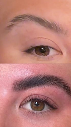 Customer photo review of Lash Growth Serum