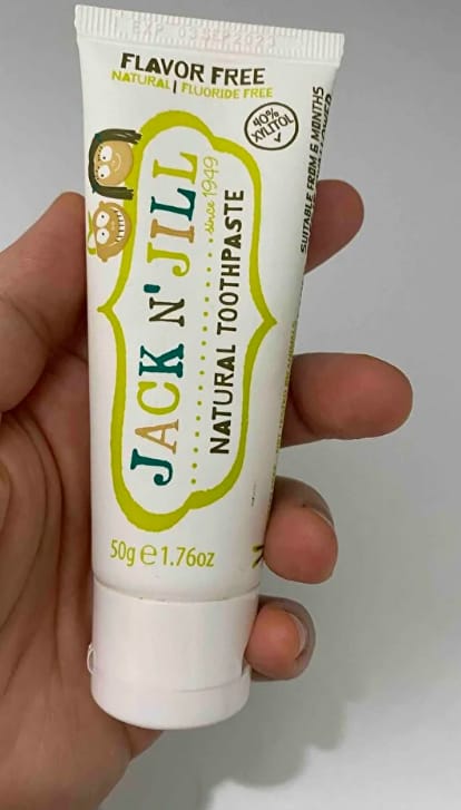 Customer photo review of Jack N'Jill Doğal Diş Macunu Aromasız 50g (Kasada Ekstra %15 İndirim)