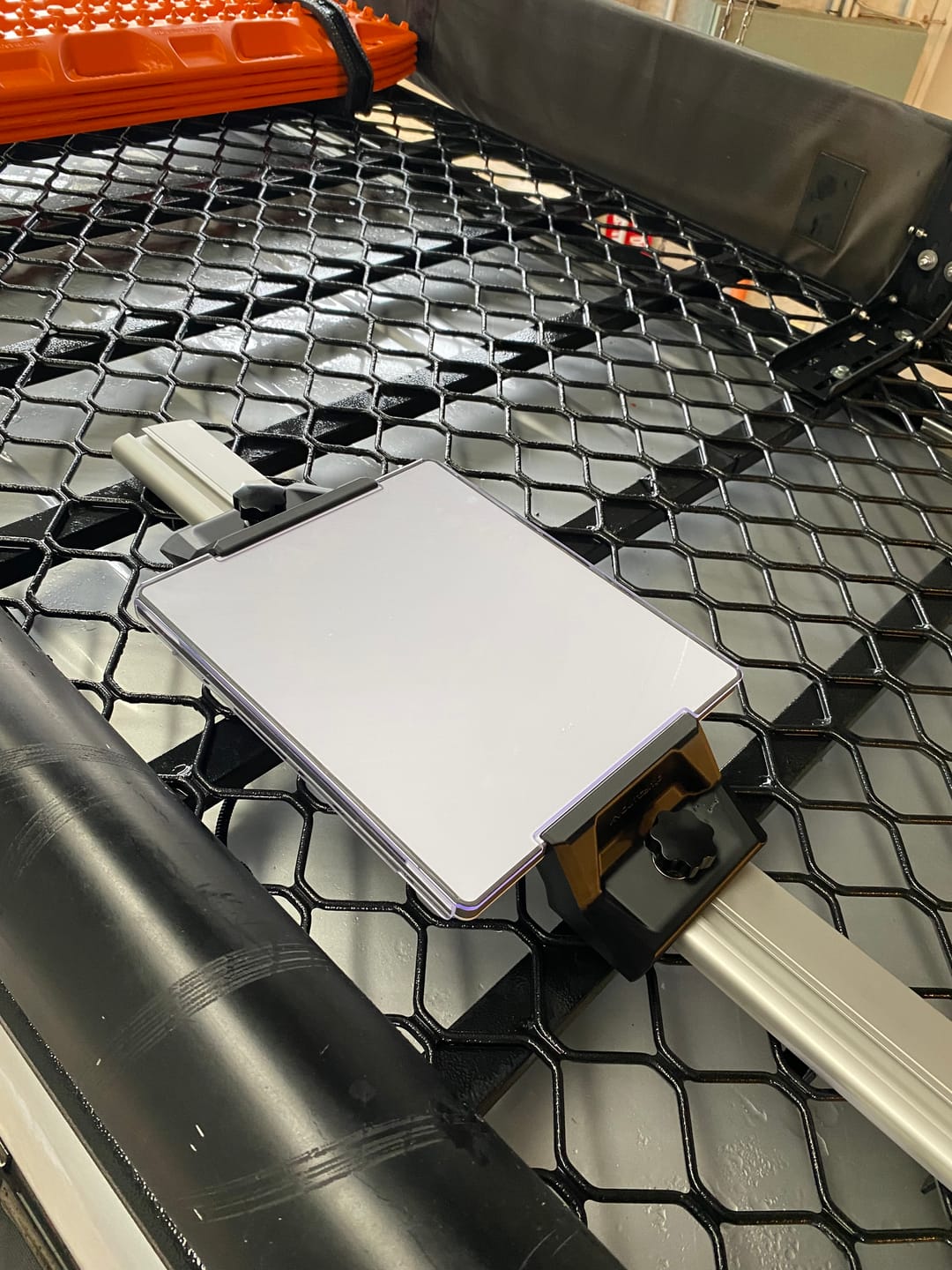 Customer photo review of Starlink Mini Roof Rack Mount