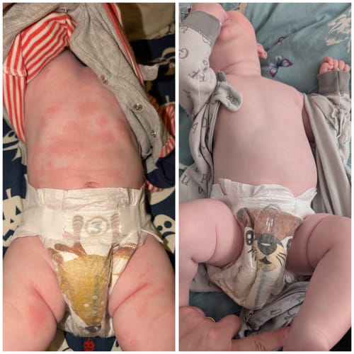 Customer photo review of Coconut Oil Baby Lotion