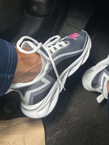 Customer photo review of Personalized Baseball Sneakers, Custom Breathable and Comfortable Shoes, Event Gift