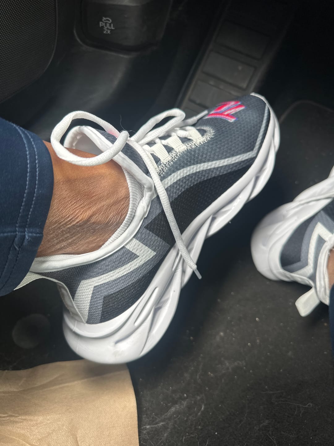 Customer photo review of Personalized Baseball Sneakers, Custom Breathable and Comfortable Shoes, Event Gift