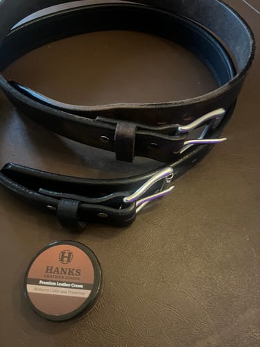 Customer photo review of Montana Bison Belt - 1.5" - Double Layer