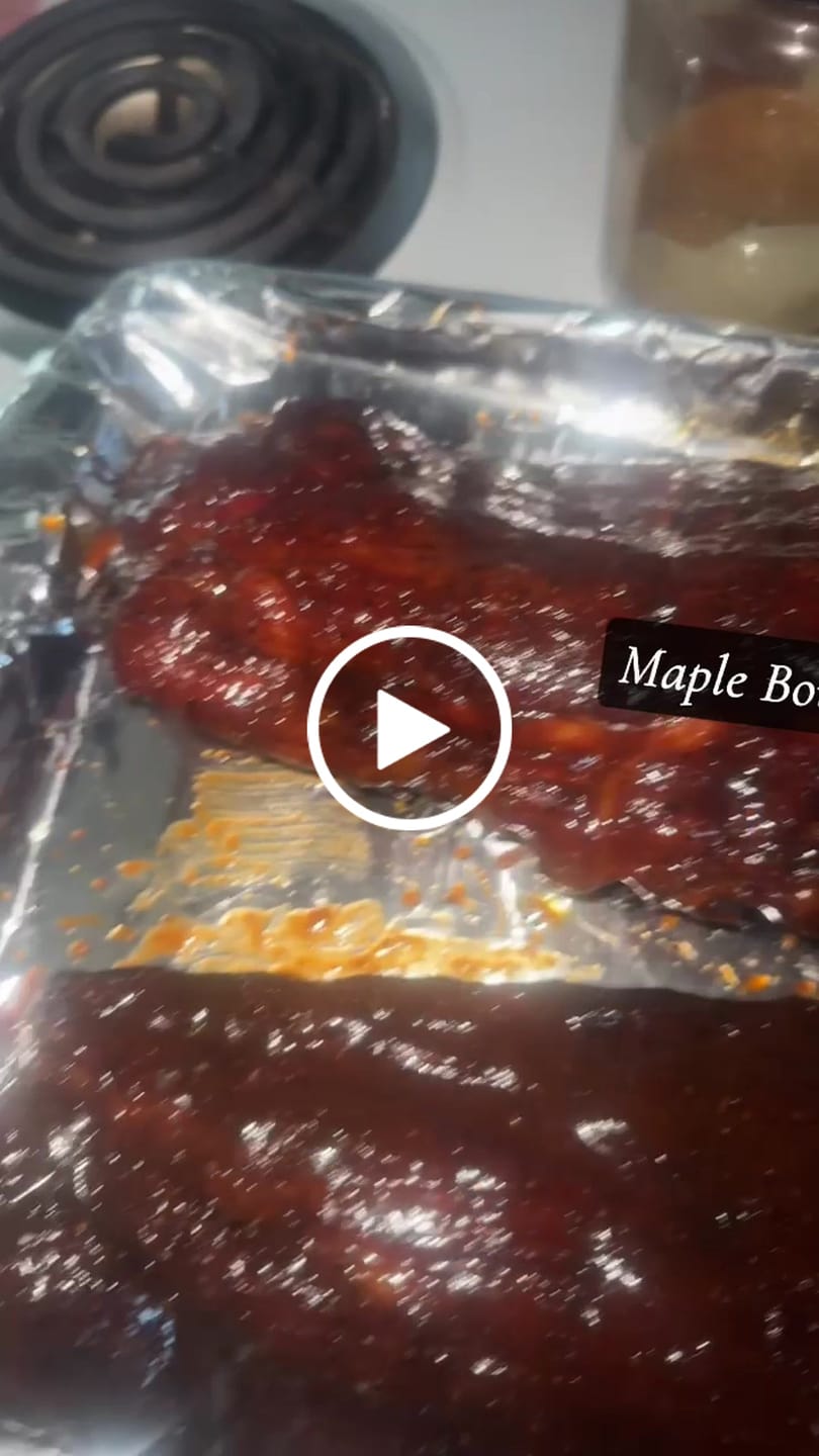 Customer video review of Maple Bourbon BBQ Glaze