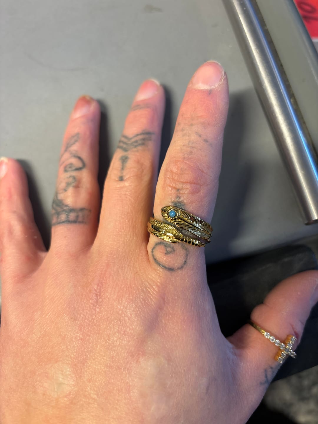 Customer photo review of Dodo. - Gold & Blue