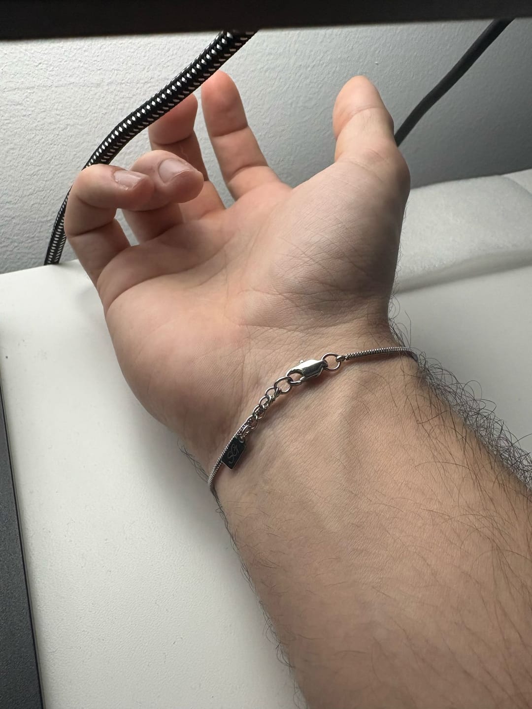 Customer photo review of Minimal Square Bracelet