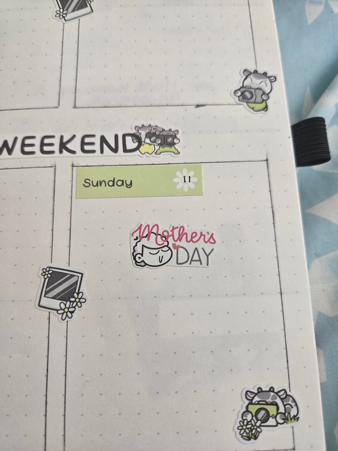 Customer photo review of Holidays Planner Stickers Set