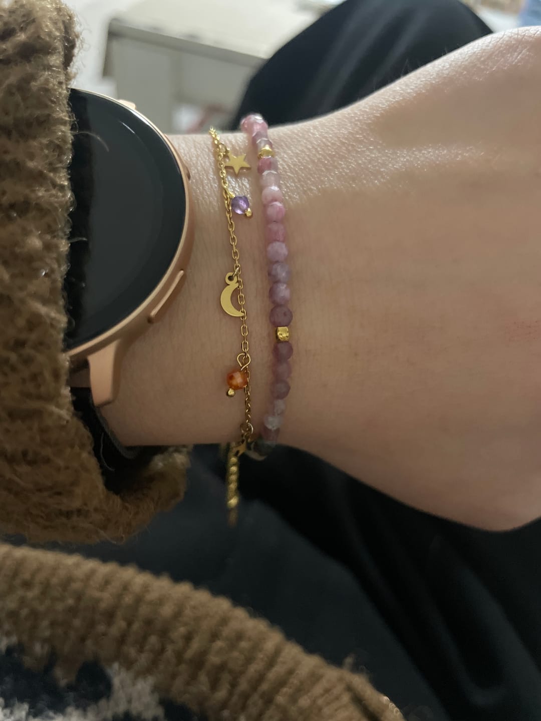 Customer photo review of Pulsera Murano Color