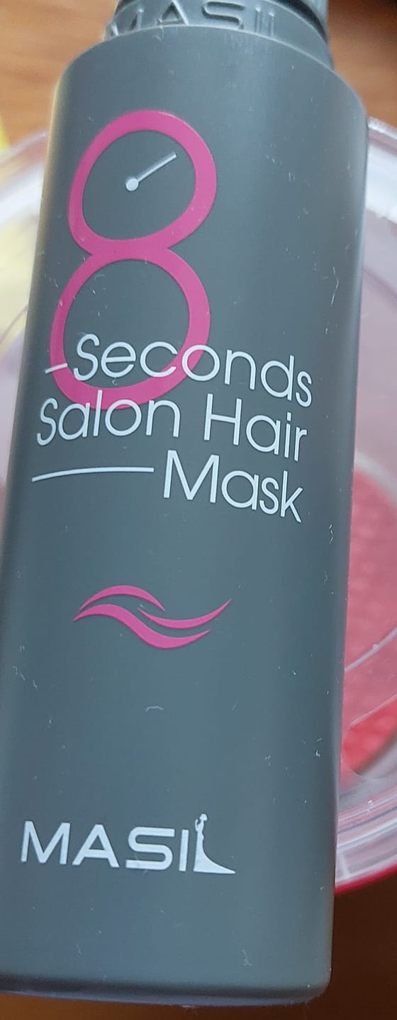 Customer photo review of Maska ātrai matu atjaunošanai Masil 8 Seconds Salon Hair Mask