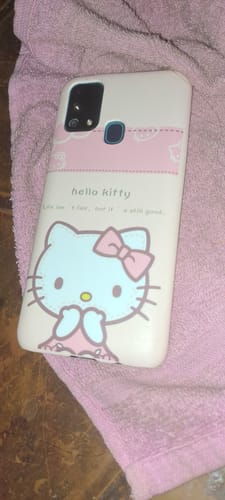 Customer photo review of Cute Cartoon Hello Kitty Laser Slim Case Cover