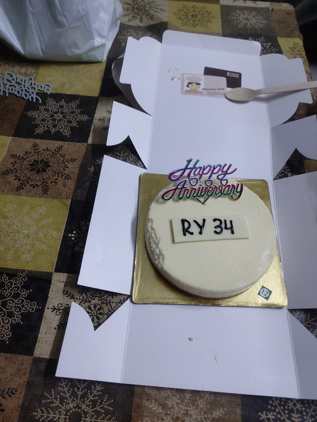 Customer photo review of New York Baked Cheese Cake
