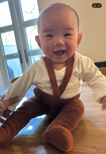 Customer photo review of Natural Long Sleeve Wrap - Pack of 3