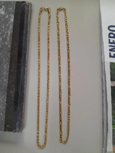 Customer photo review of Rope Chain Necklace - 24kt Gold