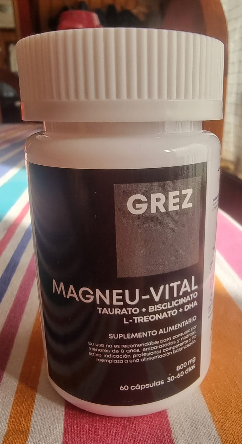 Customer photo review of MAGNEU-VITAL 800mg - Magnesios quelados Taurato / Bisglicinato / L-treonato