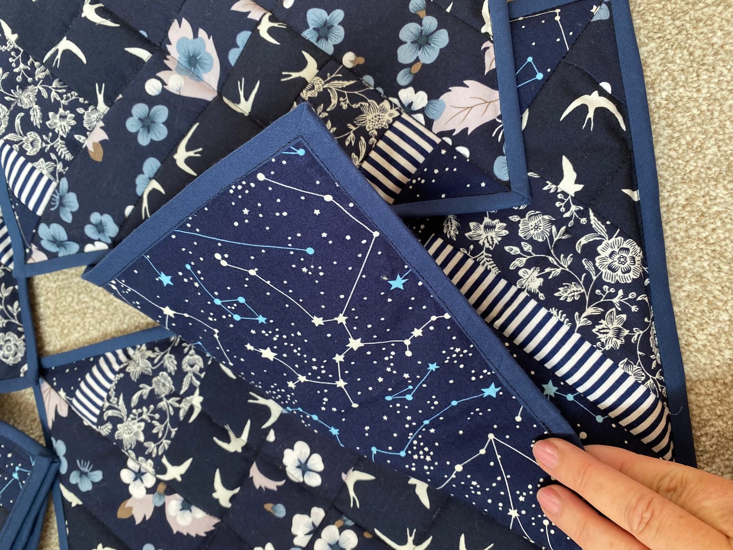 Customer photo review of Plain Polycotton Bias Binding Tape - 5 metres