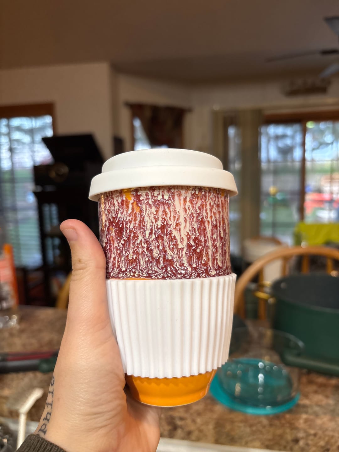 Customer photo review of Grapefruit Cup 12oz (Includes Lid & Band)
