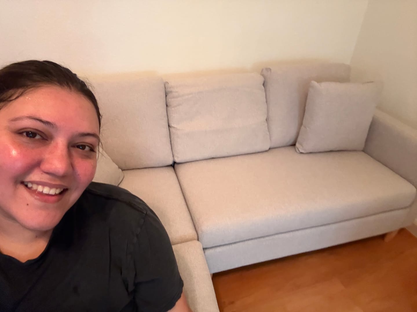 Customer photo review of Valolam Compact Sectional