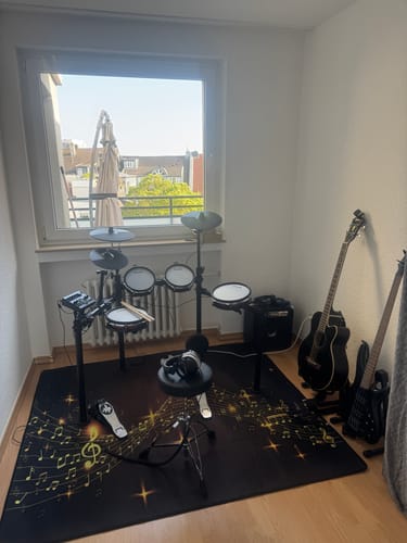 Customer photo review of Donner DED-200Max Elektronisches Schlagzeug E-Drum Set