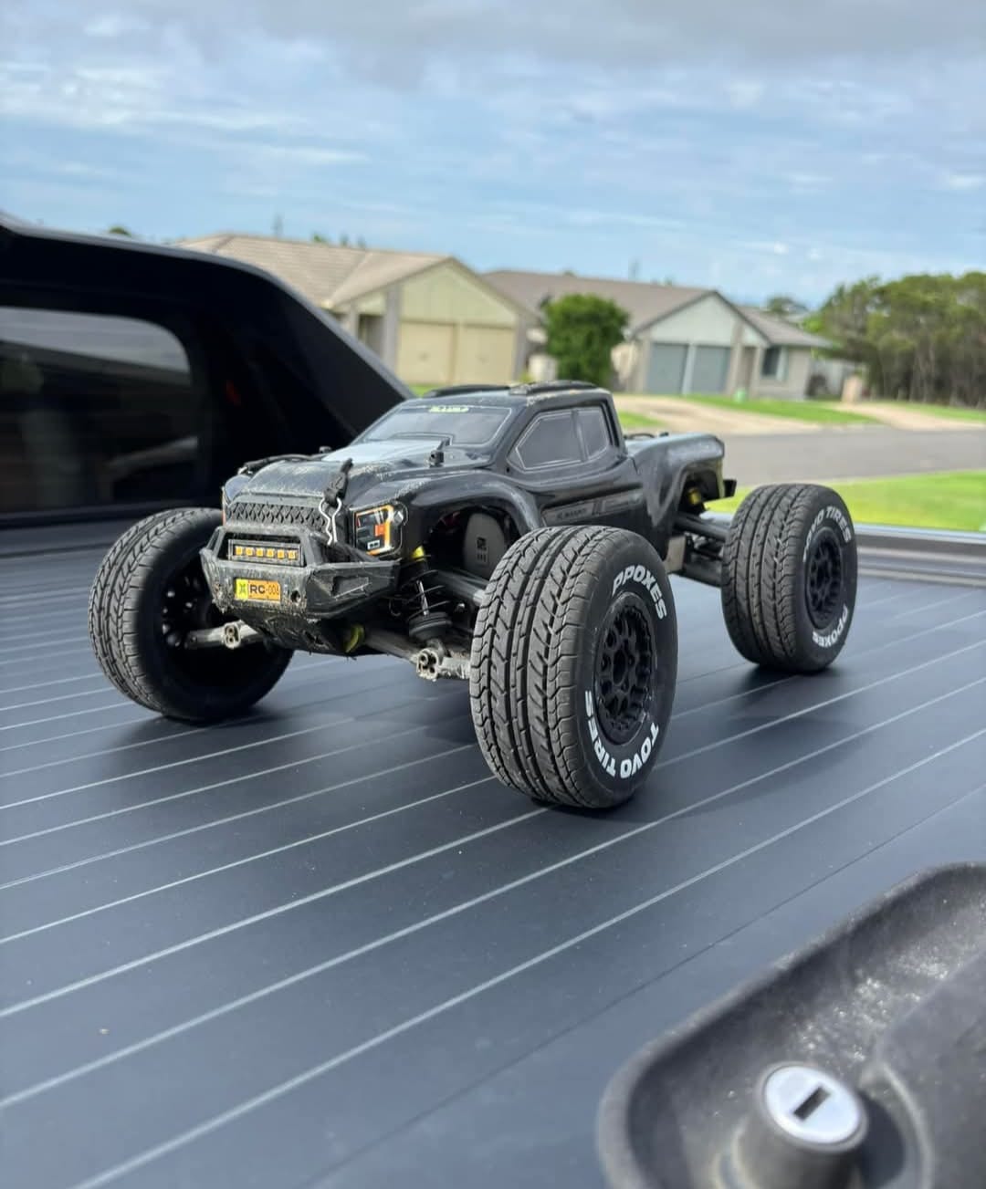 Customer photo review of Aluminum Rear Steering Hub For RZ001 and XTS-F10