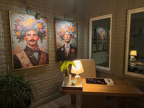 Customer photo review of Victorian Gentleman No2 Print