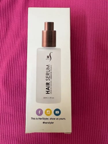 Customer photo review of Argan Oil Hair Serum