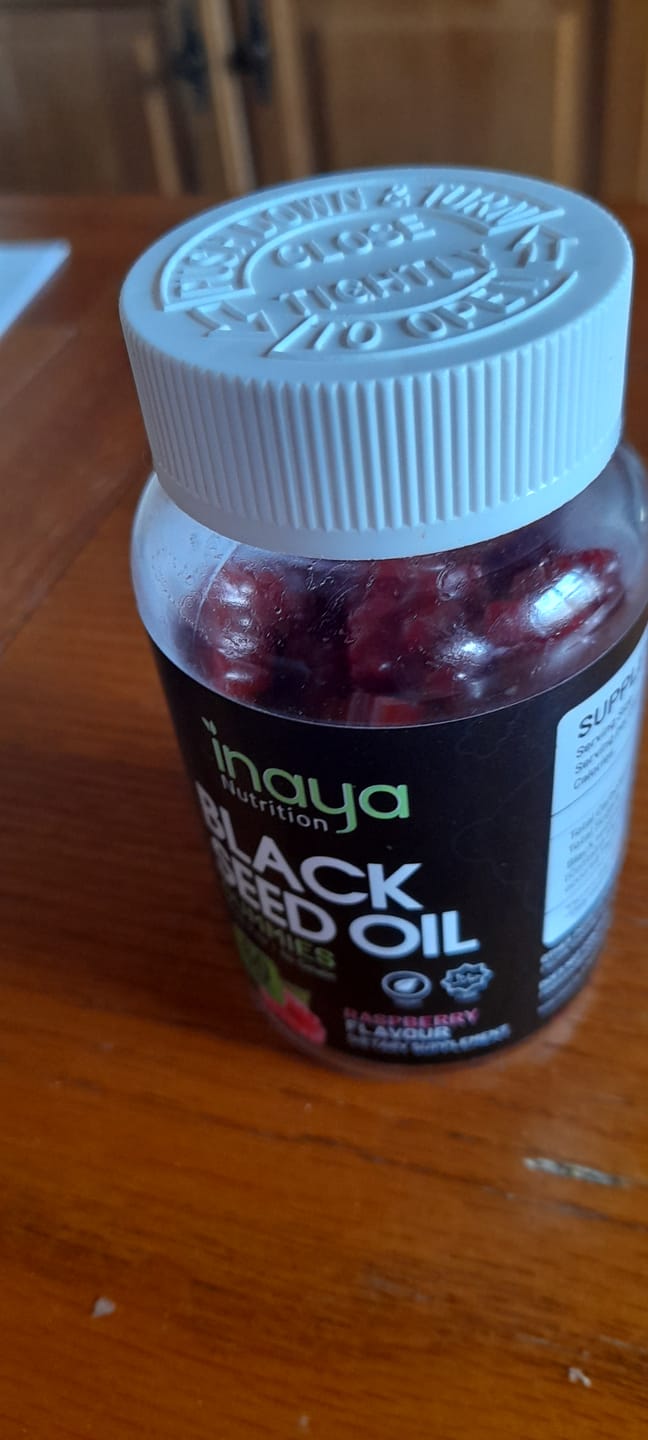 Customer photo review of Black Seed Oil Gummies (Raspberry)
