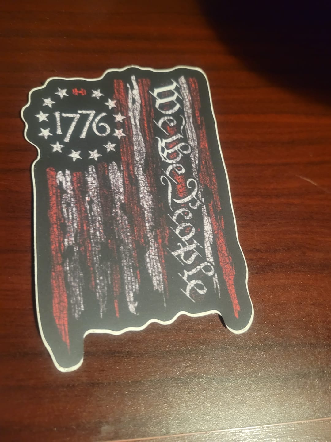 Customer photo review of We the People Decal