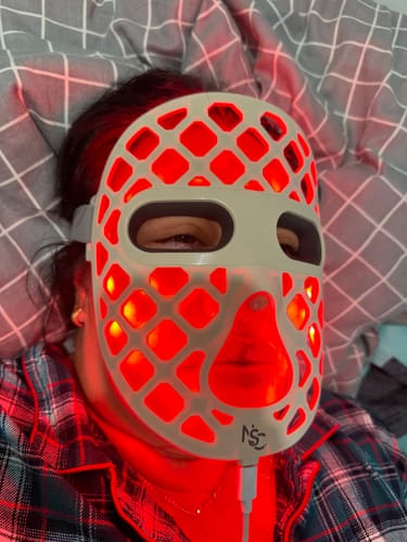 Customer photo review of NSC LED Face Mask