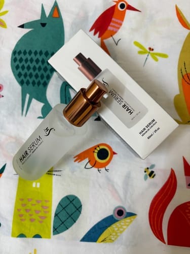 Customer photo review of Argan Oil Hair Serum