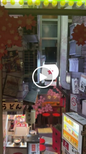 Customer video review of Omoide Yokocho Book Nook Kit