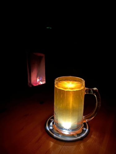 Customer photo review of EZ Originalz LED-Untersetzer mit gratis Ersatzbatterien