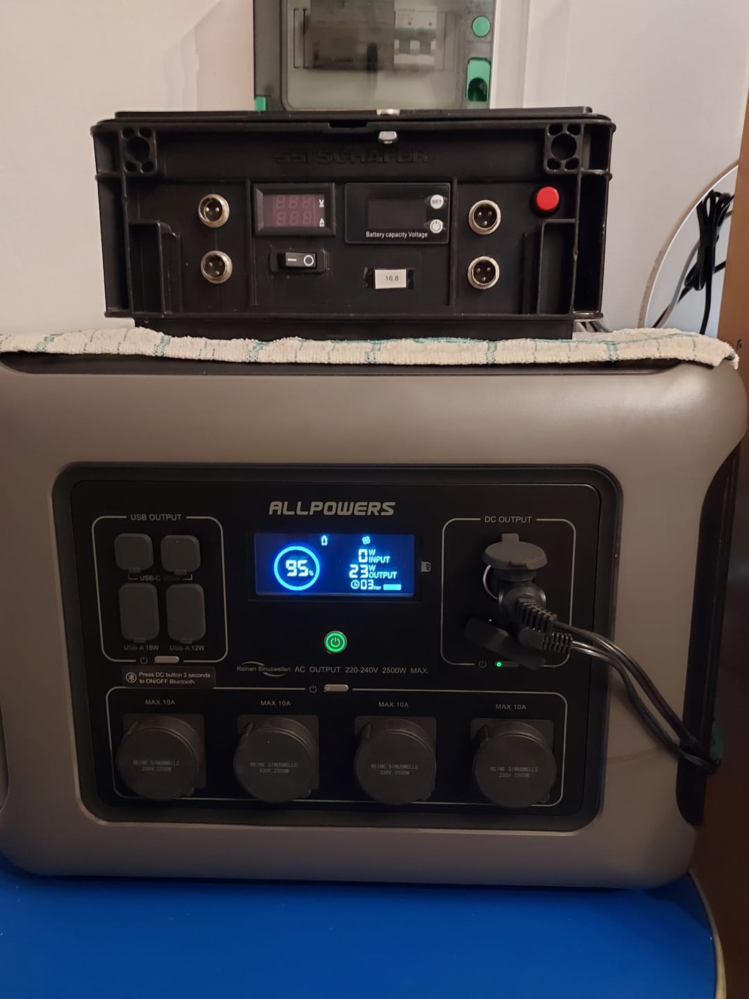 Customer photo review of ALLPOWERS R2500 Portable Power Station 2500W 2016Wh LiFeP04 Battery