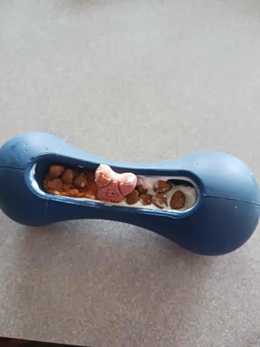 Customer photo review of Freezstick - Indestructible Enrichment Chew