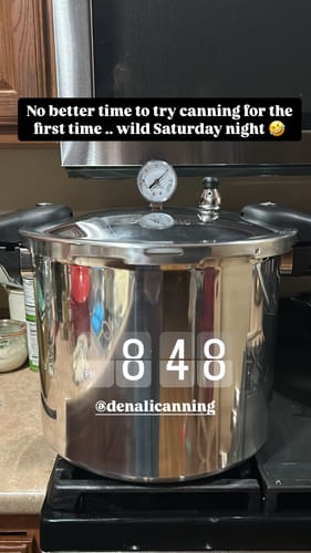 Customer photo review of TANKER™ – Denali's Premium 23 Quart Pressure Canner & Cooker