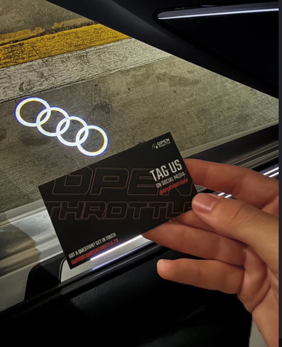 Customer photo review of AUDI DOOR LIGHTS