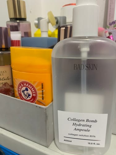 Customer photo review of Bad Skin™ Korean Collagen Bomb Hydrating Ampoule