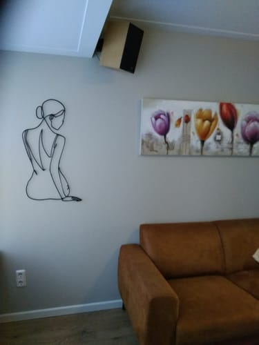 Customer photo review of Décoration Murale en Métal - Minimaliste (2048)