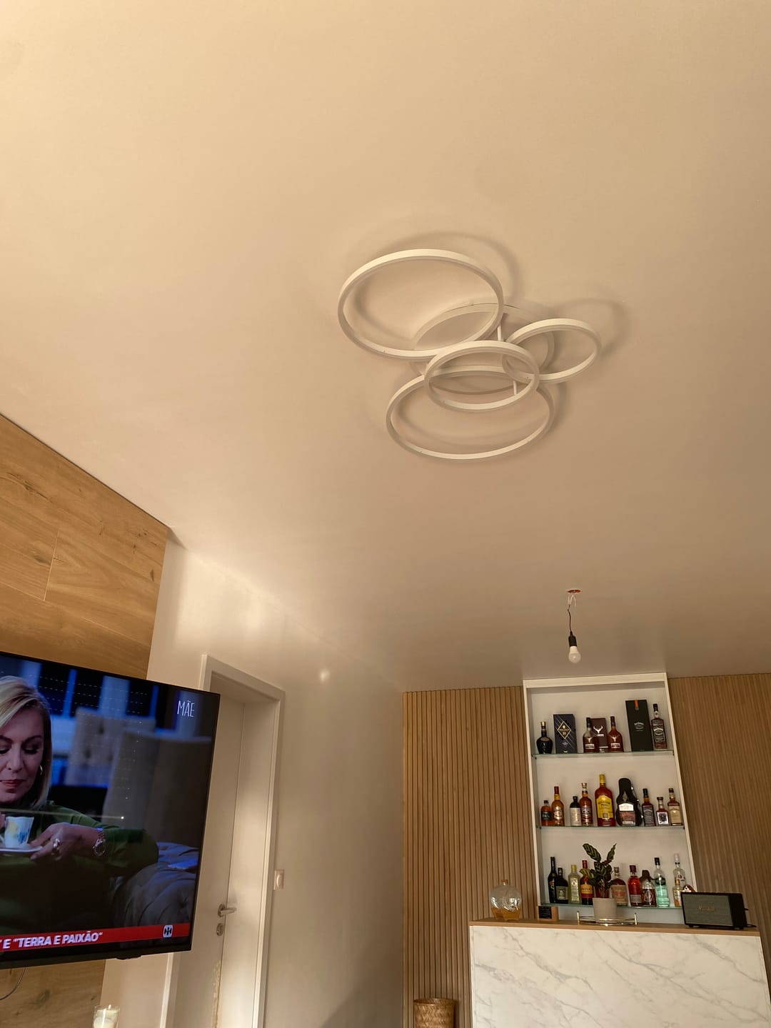 Customer photo review of Plafonnier LED Dimmable  | Cercles design