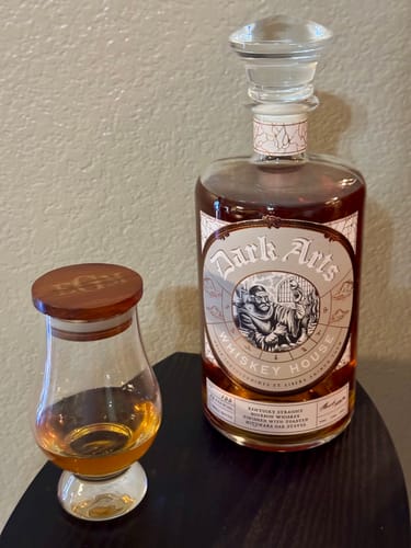 Customer photo review of Black Arts Kentucky Straight Bourbon Whiskey Finished in Mizunara Oak Staves