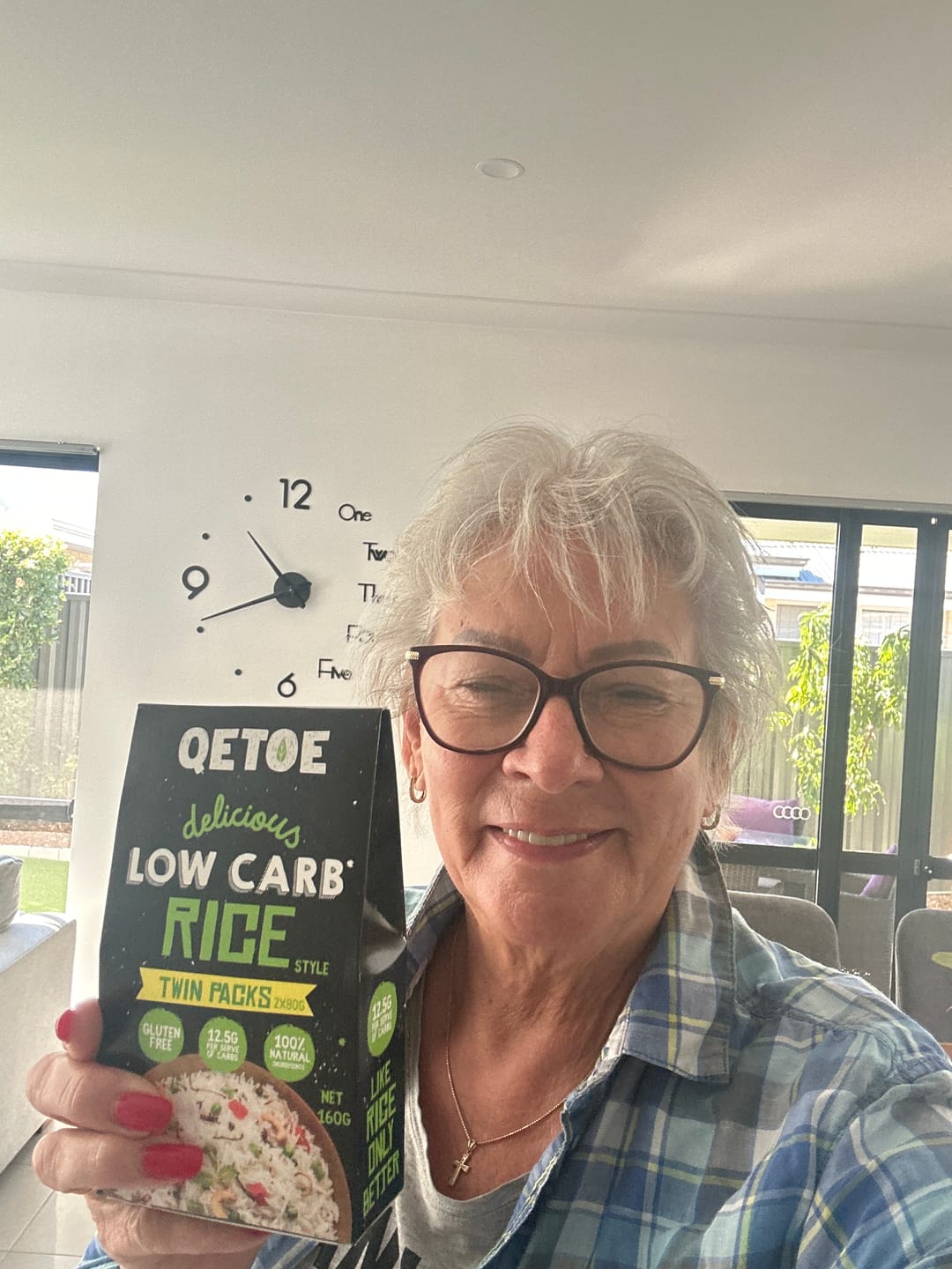 Customer photo review of QETOE Low Carb Rice Value pack - TWIN PACKS - 2 x Qetoe Low Carb Rice 160g