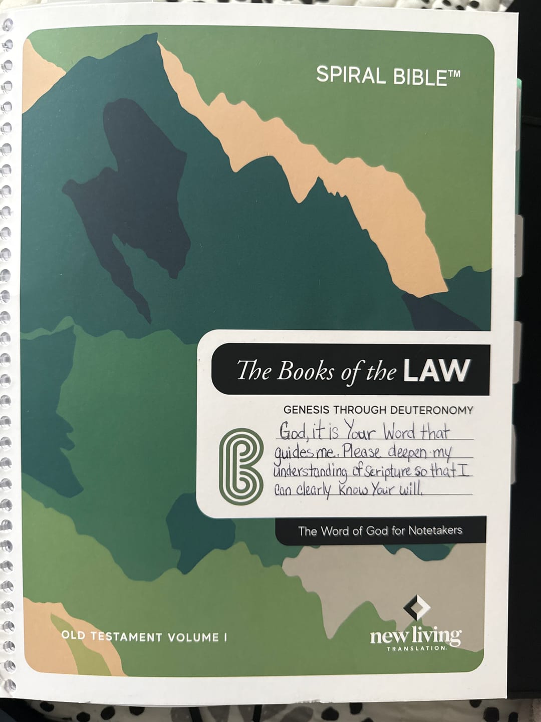 Customer photo review of Spiral Bible™ - NLT - Genesis - Deuteronomy (Softcover)