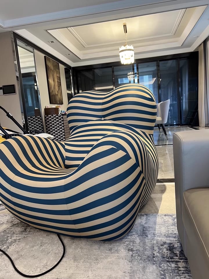 Customer photo review of Mom Hug Sofa
