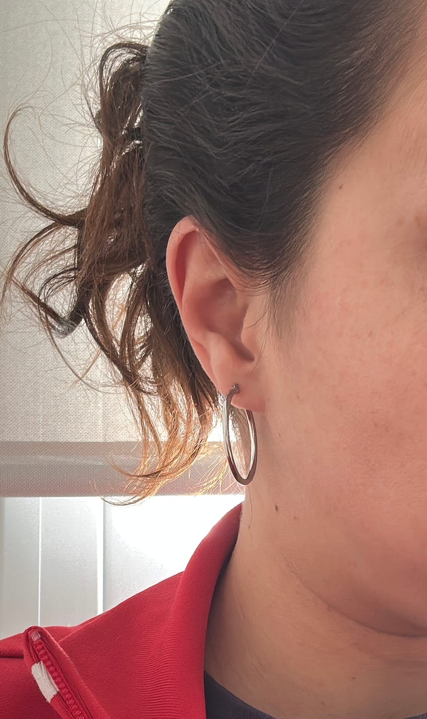 Customer photo review of Pendientes Aros